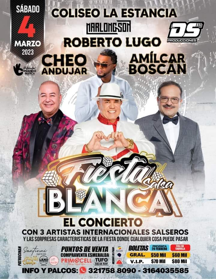 Fiesta Blanca Salsa en Popayán EsPopayán Conciertos Bares